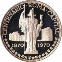 (№1970km16) Монета Экваториальная Гвинея 1970 год 150 Pesetas (100-летие Рима как столицы Италии)