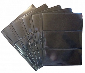 Лист для банкнот Гранд ДВУСТОРОННИЙ для бон на 6 ячеек (упаковка 5 шт)