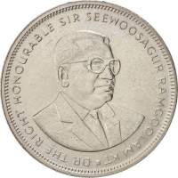 () Монета Маврикий 1987 год 5  ""   Медь-Никель  UNC