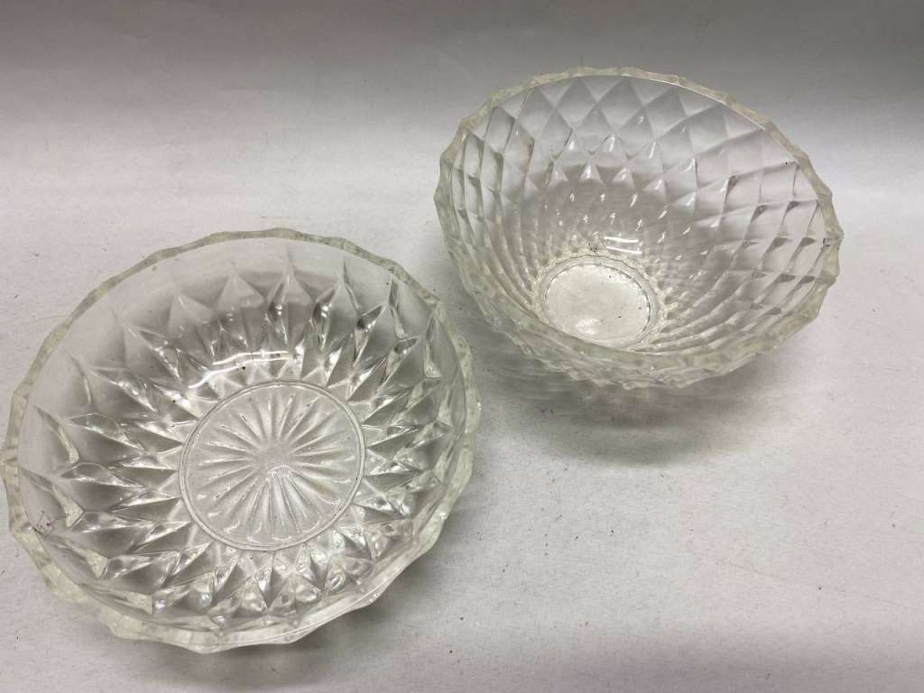 Салатник 2 шт стекло, хрусталь