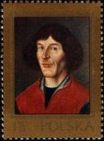 (1973-002) Марка Польша "Нарисовано в Торуне, 16 век"    500 лет со дня рождения Н. Коперника (1973)