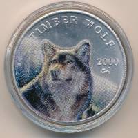 () Монета Либерия 2000 год 10 долларов ""   AU