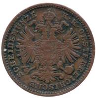  Монета Австро-Венгрия 1885 год      Серебрение  VF