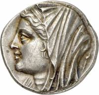(№1970) Монета Древняя Греция 1970 год 16 Tetradrachm (Сиракуз - Гиерон II в)