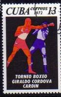 (1972-095) Марка Куба "Турнир по боксу"    Спортивные события I Θ