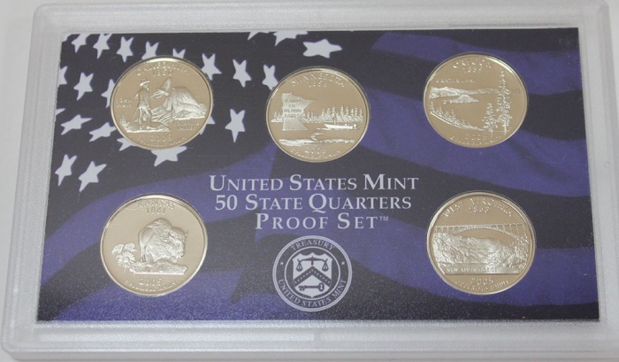 (2005s, 5 м., Штаты) Набор США 2005 год  Годовой набор  PROOF