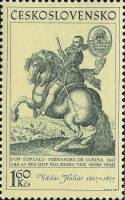 (1969-022) Марка Чехословакия "Всадник на лошади" ,  III O