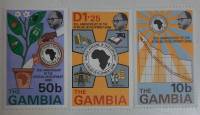 --  Набор марок Гамбия 3 шт.  Негашеные , III O
