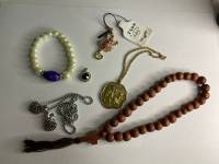 Набор украшений 6 предметов, подвеска, браслет, брелок