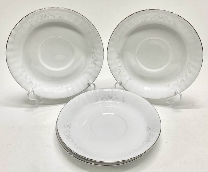 Блюдца Богемия Чехия 4 шт 