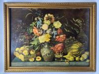 Репродукция И. Хруцкий Цветы и плоды 1839г  80х60 см
