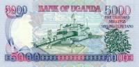 (,) Банкнота Уганда 1993 год 5 000 шиллингов    UNC