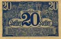 (№1920P-S115b) Банкнота Австрия 1920 год "20 Heller"