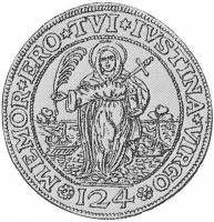 (№1762c37 (1 Ducatone - ЗД - 117а дожа Марко Фоскарини)) Монета Италия 1762 год 124 Soldi (1 Ducaton
