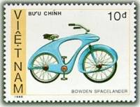 (1989-034) Марка Вьетнам "Космический путешественник"    Велосипеды III Θ