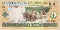 (,) Банкнота Руанда 01.05.2003 год 100 франков "Озеро"   UNC