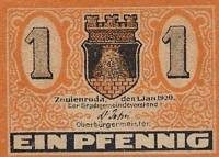 (№1920) Банкнота Германия 1920 год "1 Pfennig"