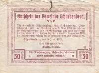 (№1920) Банкнота Австрия 1920 год "50 Heller"