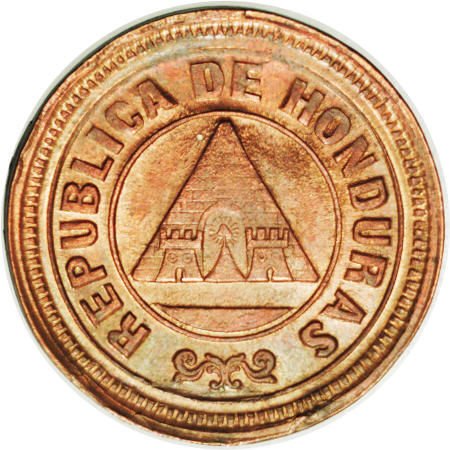 (№1881km46) Монета Гондурас 1881 год 1 Centavo