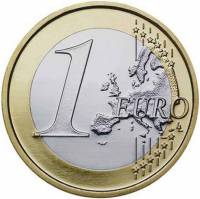 (2020) Монета Ирландия 2020 год 1 евро  2. Новая карта ЕС Биметалл  UNC