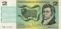 (№1968P-38c) Банкнота Австралия 1968 год "2 Dollars"