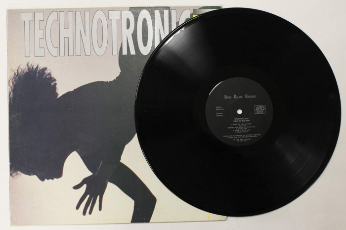 Пластинка виниловая , Tecnotronic. Pump up the Jam Blue Baltic Records 300 мм. (Сост. отл.)