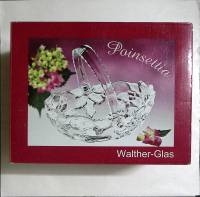 Конфетница Poinsettia Walter-Glas, стекло, пластик, Германия (новая)