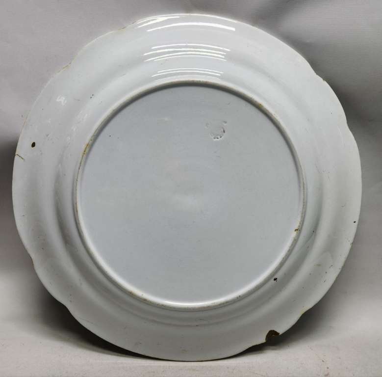 Блюдо 19 век диаметр 38,5 см