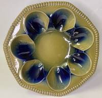 Блюдо Пасхальное керамика Стройфаянс СССР есть скол 