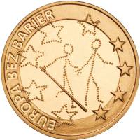 (221) Монета Польша 2011 год 2 злотых "Общество слепых"  Латунь  UNC