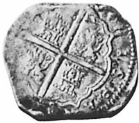 (№1621km132.6) Монета Испания 1621 год 4 Reales (Tordm Толедо)
