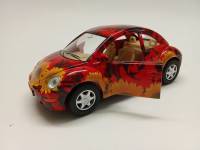 Модель авто 1:32 Volkswagen New Beetle Used under license Kinsmart без коробки