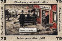 (№1921) Банкнота Германия 1921 год "75 Pfennig"