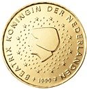 (1999) Монета Нидерланды (Голландия) 1999 год 10 евроцентов  Вар 1 1999-2013 Беатрикс Латунь  UNC