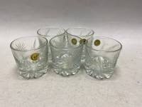 Стопка Гусь хрустальный алмазная резка 5 шт