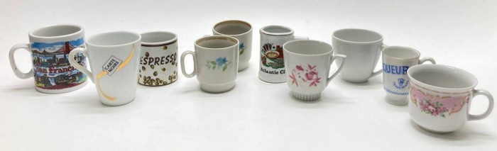 Чашки кофейные, 10 шт