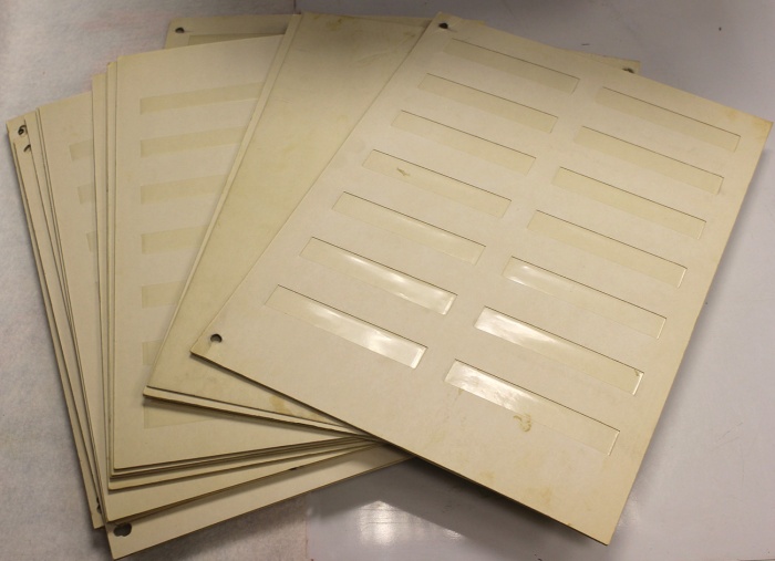 Листы для хранения марок, 16 штук