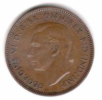 (1939) Монета Великобритания 1939 год 1 фартинг "Крапивник"  Бронза  XF