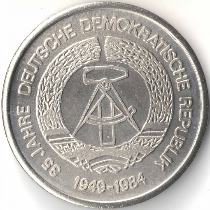 Жетон 1949-1984 35 лет ГДР VF