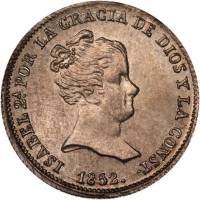 (№1850km518.4) Монета Испания 1850 год 1 Real (Севилья с - РД)