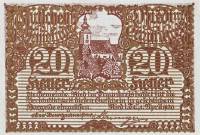 (№1920) Банкнота Австрия 1920 год "20 Heller"