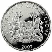 () Монета Сьерра-Леоне 2001 год 1  ""   Медь-Никель  UNC