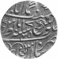 (№1802km44) Монета Индия 1802 год 1 Rupee (Шах Алам II в)