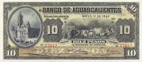 (№1907P-S102b.2) Банкнота Мексика 1907 год "10 Pesos"