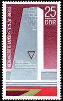 (1973-066) Марка Германия (ГДР) "Лангенштайн-Цвиберге"    Мемориалы II Θ