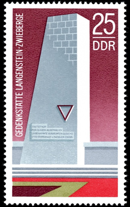 (1973-066) Марка Германия (ГДР) &quot;Лангенштайн-Цвиберге&quot;    Мемориалы II Θ