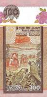 (,) Банкнота Шри-Ланка 1992 год 100 рупий "Птицы"   UNC