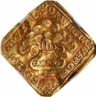 (№1648km164) Монета Дания 1648 год 2 Ducat