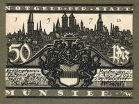 (№1921) Банкнота Германия 1921 год "50 Pfennig"