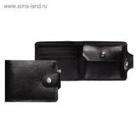 (2267726) Кошелек жен.12,5*2*9,5см, 1 отд., д/карт, д/монет. Черный